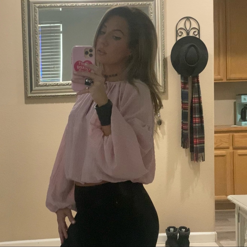 RARE Pink Blouse - Picture 2 of 4